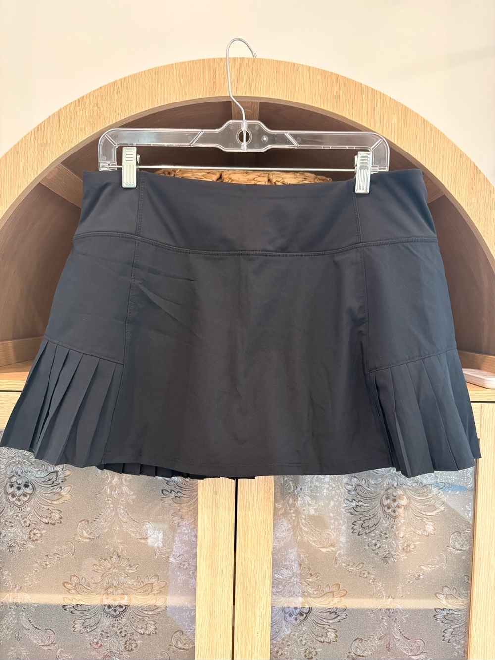 Mondetta Black Pleated Active Tennis Skort